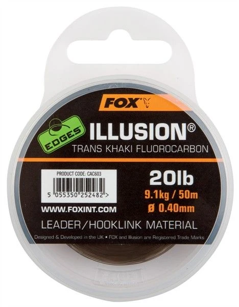 Fox Illusion Fluorocarbon Leader/hooklink 1 Fox Illusion Fluorocarbon Leader/hooklink