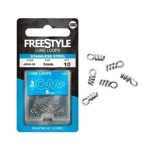 Freestyle Lure Loops Stainless 1 Freestyle Lure Loops Stainless