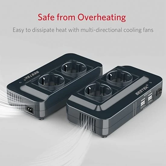 Omvormer 11/15volt-230volt 200watt 4 Omvormer 11/15volt-230volt 200watt - Afbeelding 4