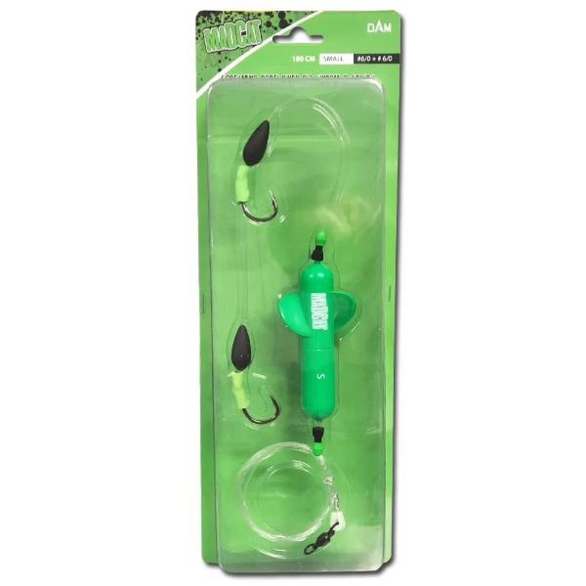 MADCAT Screaming Profi River Rig "worm & Squid" 1 MADCAT Screaming Profi River Rig "worm & Squid"