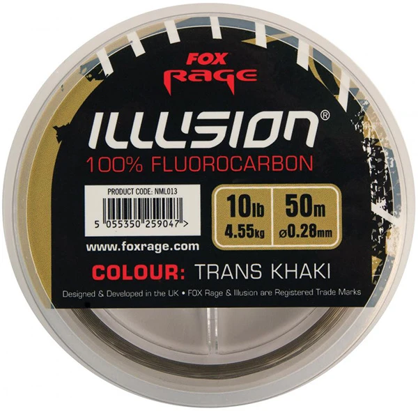 Illusion Fluorocarbon Trans Khaki 1 Illusion Fluorocarbon Trans Khaki